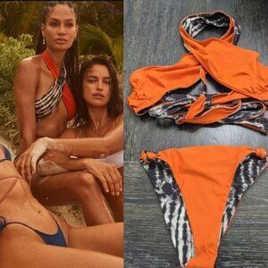 NWT Tropic of C | Bianca top and Sana bottom in Mystic/Orange